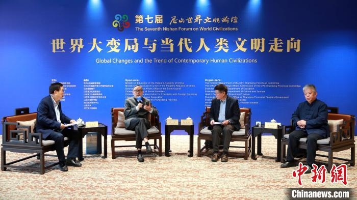 9月27日，第七屆尼山世界文明論壇首場高端對話舉行。　梁犇 攝