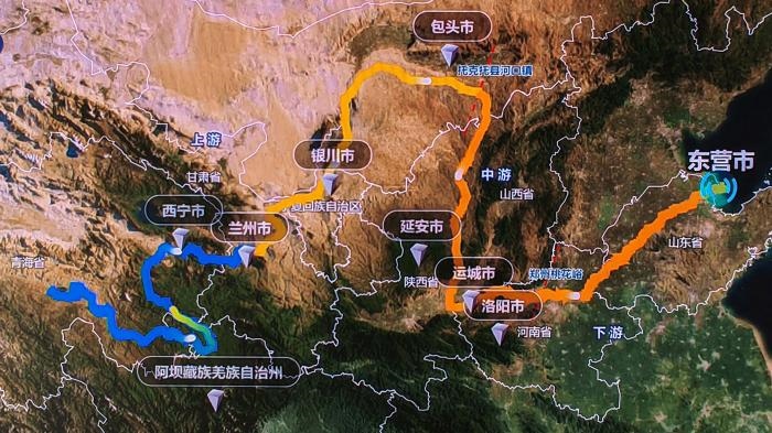 △黃河發(fā)源于青藏高原，呈“幾”字形流經青海、四川、甘肅、寧夏、內蒙古、山西、陜西、河南、山東9省區(qū)，全長5464公里。(資料圖)
