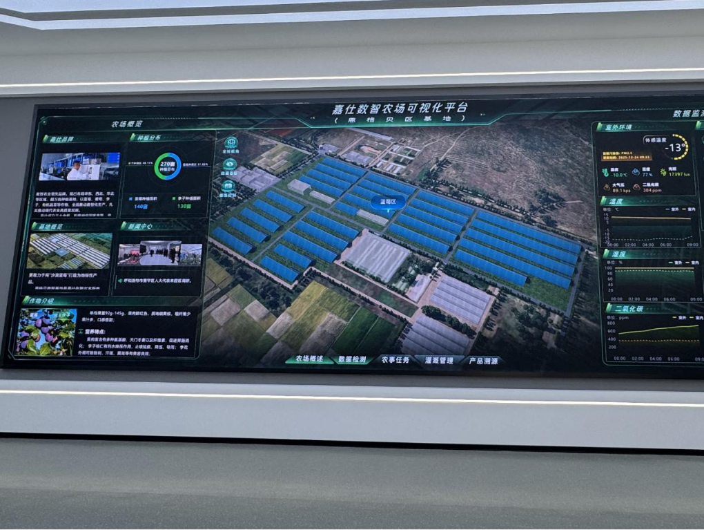 20260112嘉仕農業(yè)藍莓栽培科技示范基地數智農業(yè)可視化平臺新華網.png