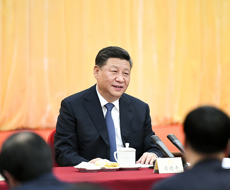 2019年3月4日下午，習(xí)近平總書記看望參加全國政協(xié)十三屆二次會(huì)議的文化藝術(shù)界、社會(huì)科學(xué)界委員，并參加聯(lián)組會(huì)，聽取意見和建議。