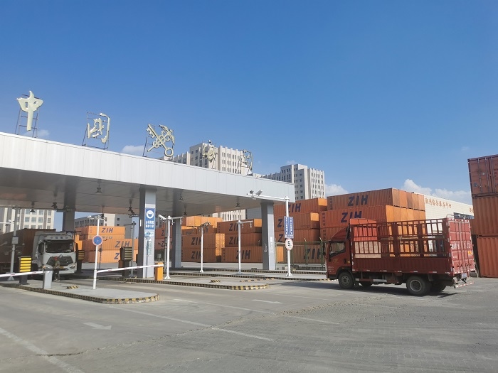 鄭州國(guó)際陸港海關(guān)監(jiān)管場(chǎng)所。鄭州車站海關(guān)供圖