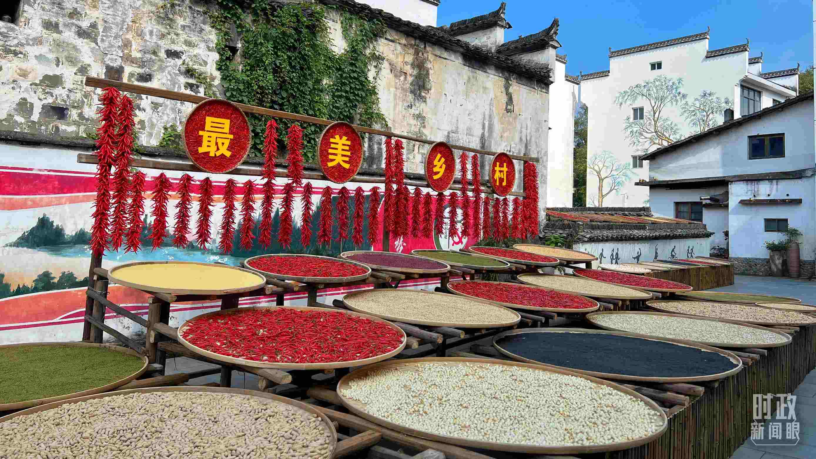 △婺源縣秋口鎮(zhèn)王村石門自然村。（總臺央視記者程鋮拍攝）