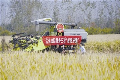  圖②：干警就地解紛場(chǎng)景。