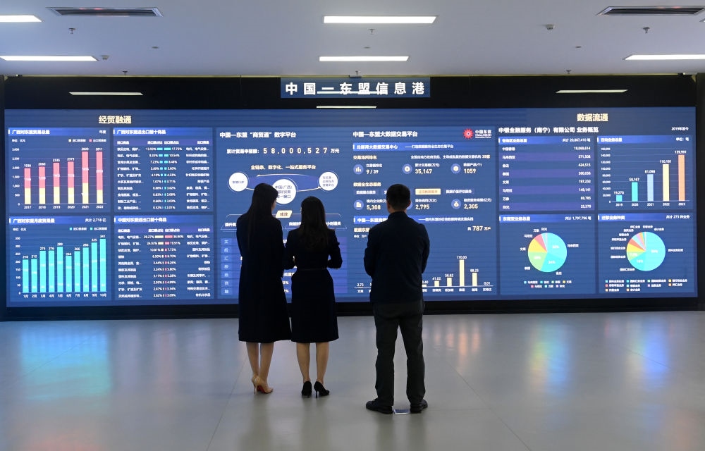 中國—東盟信息港股份有限公司展廳。