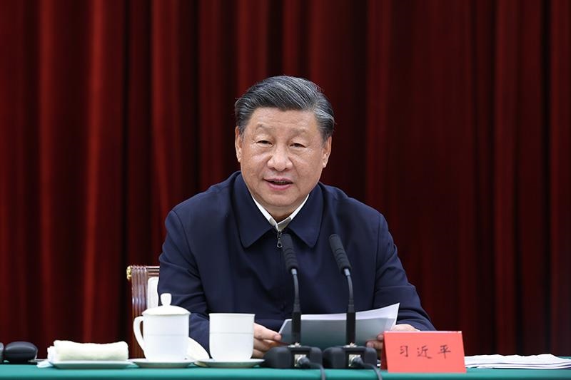 △2023年10月12日，習近平總書記在江西南昌市主持召開進一步推動長江經(jīng)濟帶高質量發(fā)展座談會并發(fā)表重要講話。