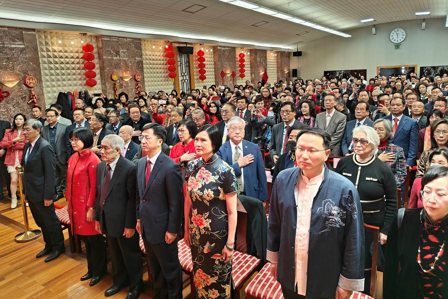 領區(qū)各州代表參加招待會。主辦方供圖
