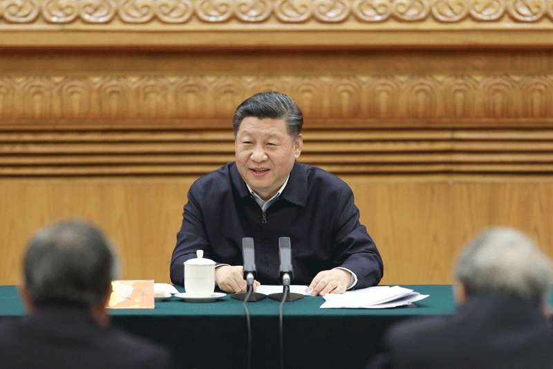 2019年3月18日，習(xí)近平總書記在北京主持召開學(xué)校思想政治理論課教師座談會并發(fā)表重要講話。