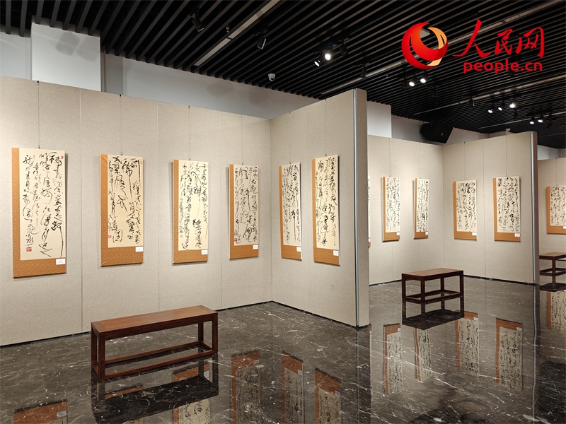 展廳現(xiàn)場(chǎng)。人民網(wǎng)記者 韋衍行攝