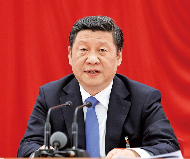 中國共產黨第十八屆中央委員會第三次全體會議，于2013年11月9日至12日在北京舉行。全會由中央政治局主持，中央委員會總書記習近平作重要講話。 新華社記者 蘭紅光/攝