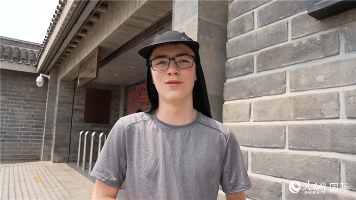 圖為德國籍游客埃里克·西伯特。人民網(wǎng)記者 吳超嵐攝