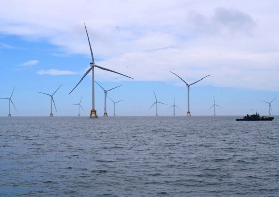 2024年6月19日拍攝的三峽集團(tuán)漳浦二期海上風(fēng)電項(xiàng)目。新華社記者 林善傳 攝