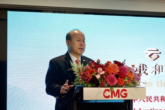 中國駐澳大利亞大使肖千出席活動并致辭。張舒惠攝