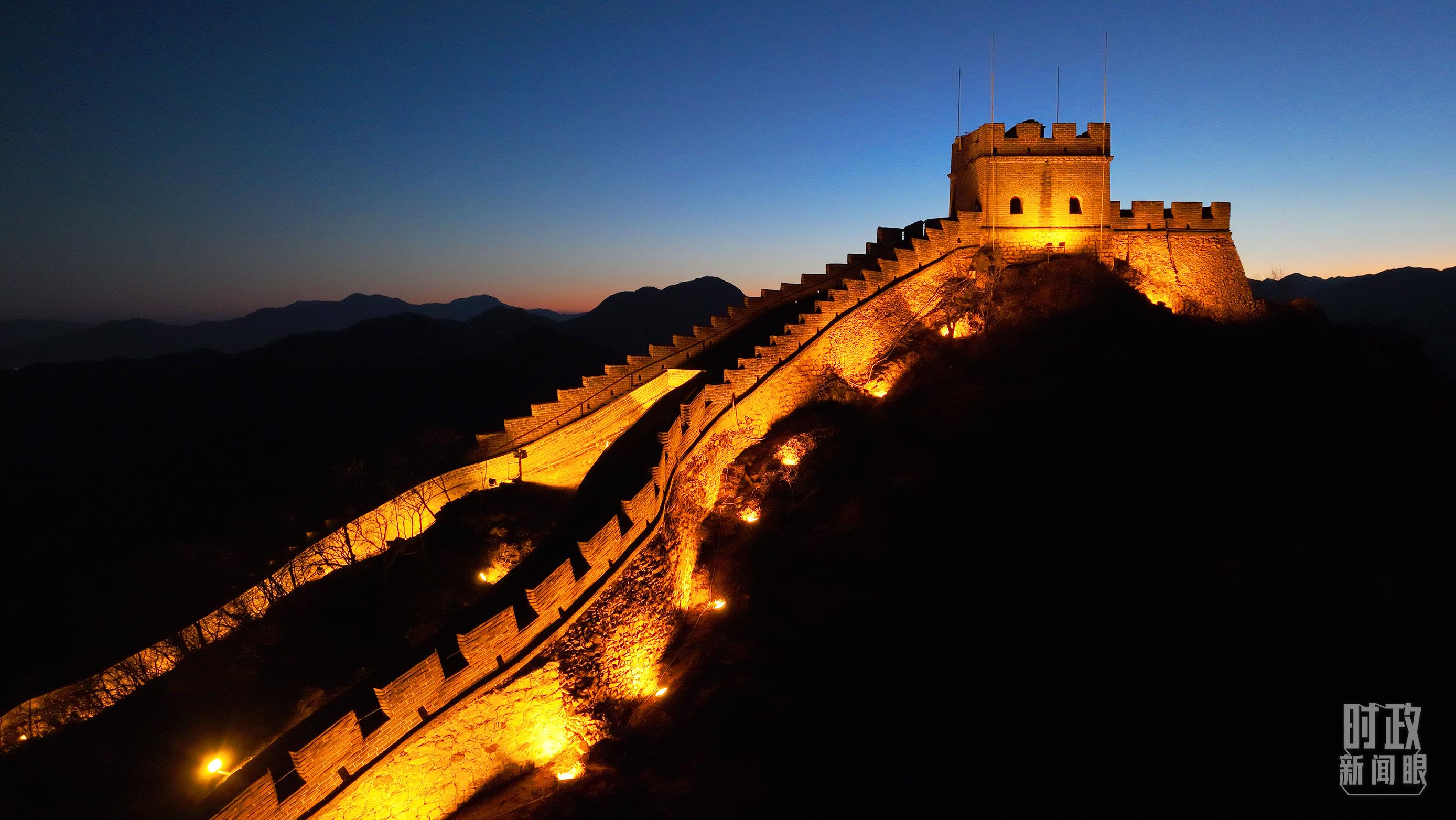 △北京居庸關(guān)長城。（總臺(tái)央視記者范凱拍攝）