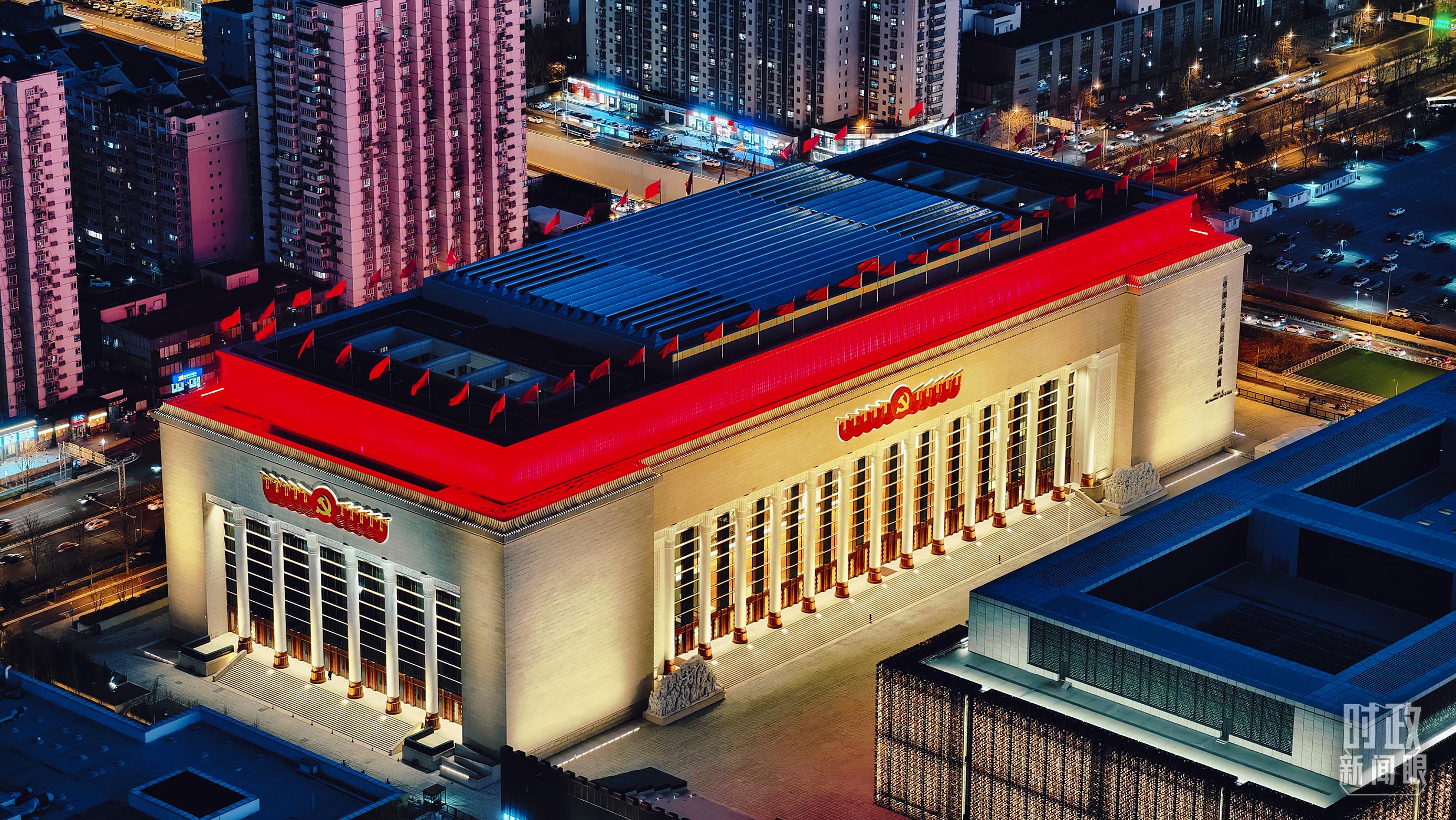 △中國共產(chǎn)黨歷史展覽館。（總臺(tái)央視記者張宇拍攝）