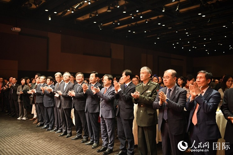 招待會(huì)現(xiàn)場(chǎng)。人民網(wǎng) 李帆攝