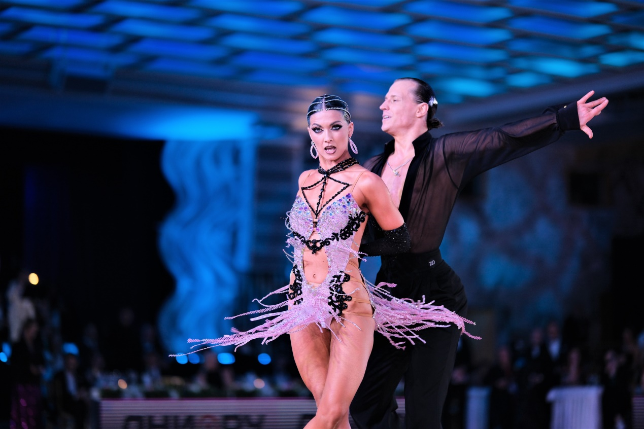 第七屆“克里姆林宮杯”國標舞錦標賽現(xiàn)場。于子恒攝