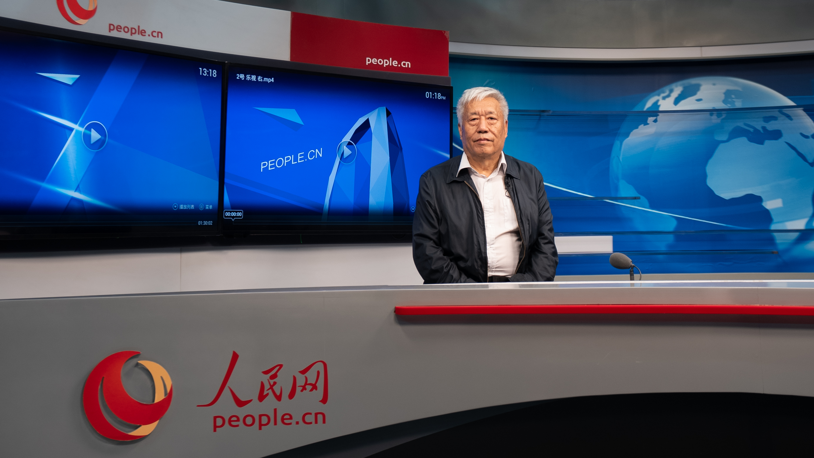 中國(guó)地震局地球物理研究所原副所長(zhǎng)、研究員高孟潭作客人民網(wǎng)。人民網(wǎng)記者 葛泰佚攝